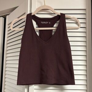 Abercrombie Burgundy Tank Top